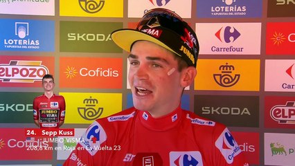 Tour d'Espagne 2023 - Sepp Kuss : “I was a little surprised in this time trial but I wanted to keep the red jersey”