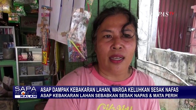 Kabut Asap Imbas Karhutla Membuat Warga Alami Sesak Napas dan Mata Perih