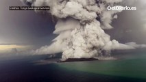 Erupción del volcán submarino Hunga Tonga-Hunga Haʻapai el 14 de enero de 2022