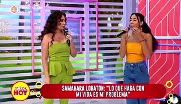 Samahara Lobatón responde a Melissa Klug