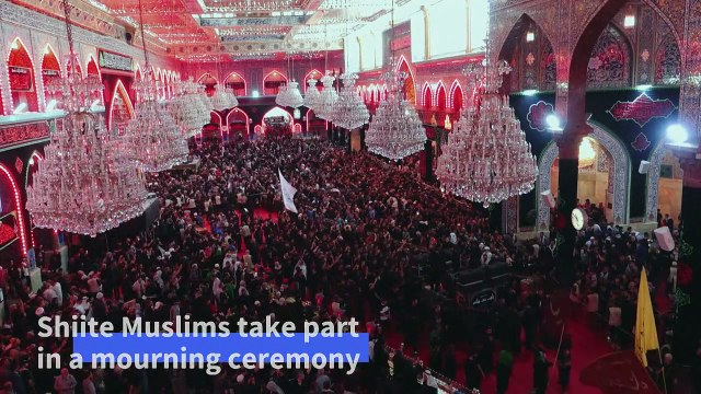 Shiite Muslim pilgrims flock to Iraq's Karbala for Arbaeen festival