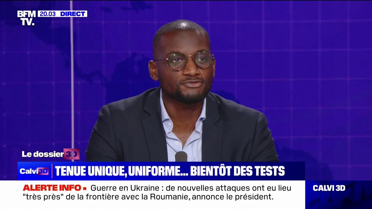Uniforme à l'école: "J'ai été enseignant (...) l'uniforme ne règle pas tout", affirme Carlos Martens-Bilongo (LFI)