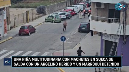 Una riña multitudinaria con machetes en Sueca se salda con un argelino herido y un marroquí detenido