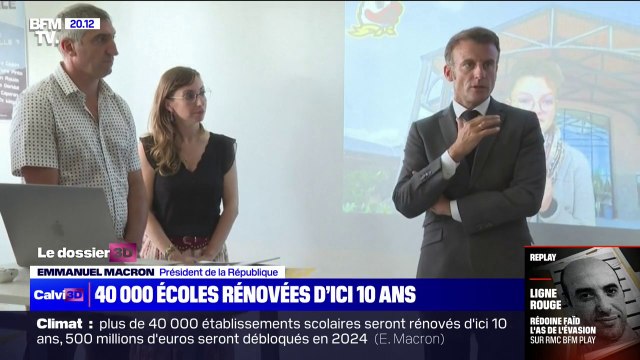 Éducation: Emmanuel Macron souhaite la rénovation de 40 000 écoles dans les dix ans