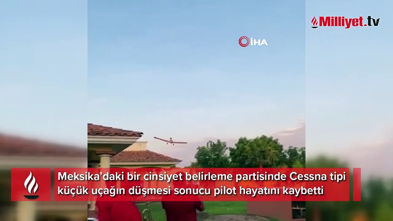 Meksika’da cinsiyet belirleme partisinde uçak düştü: 1 ölü