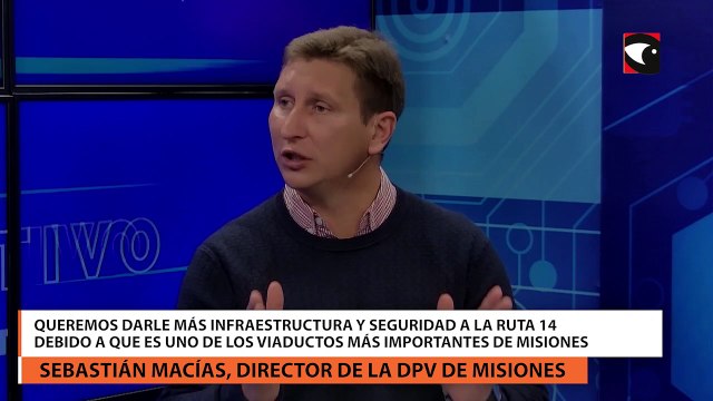 Queremos darle más infraestructura y seguridad a la ruta 14 debido a que es uno de los viaductos más importantes de Misiones