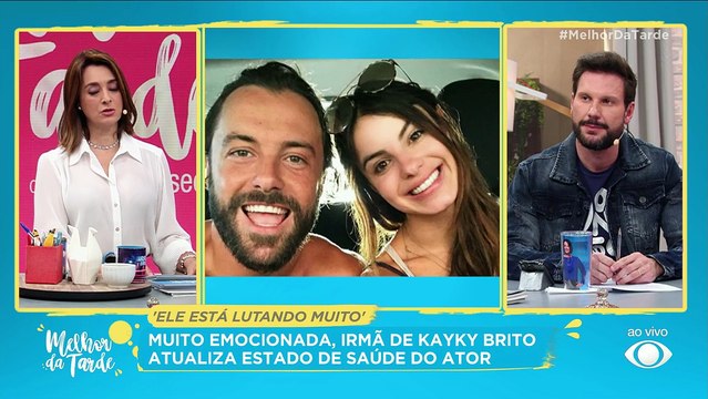 Irmã de Kayky Brito fala sobre saúde do ator |Melhor da Tarde