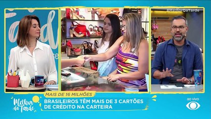 Brasileiros têm mais de 3 cartões de créditos |Melhor da Tarde