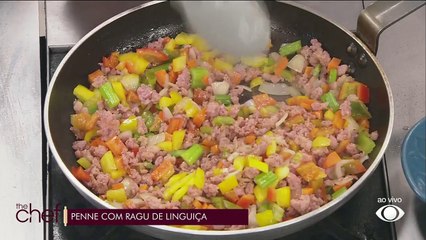 Penne com ragu de linguiça | Deumas Oliveira | The Chef