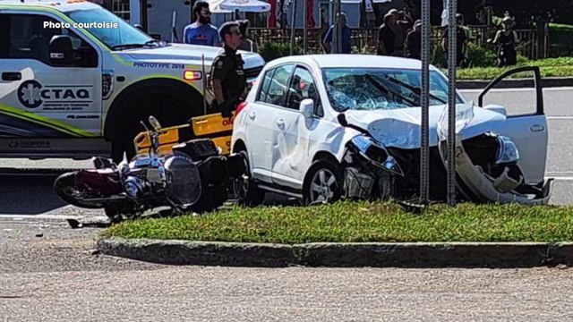 CH 05 Sept TOPO Accident moto route 138 Baie-St-Paul