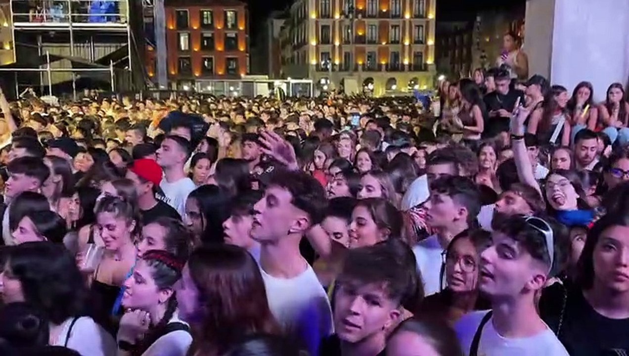 Concierto de Rels B en las Fiestas de Valladolid