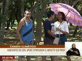 Ciudadanos del edo. Apure recomiendan mantenerse hidratados y con ropa ligera ante la ola de calor