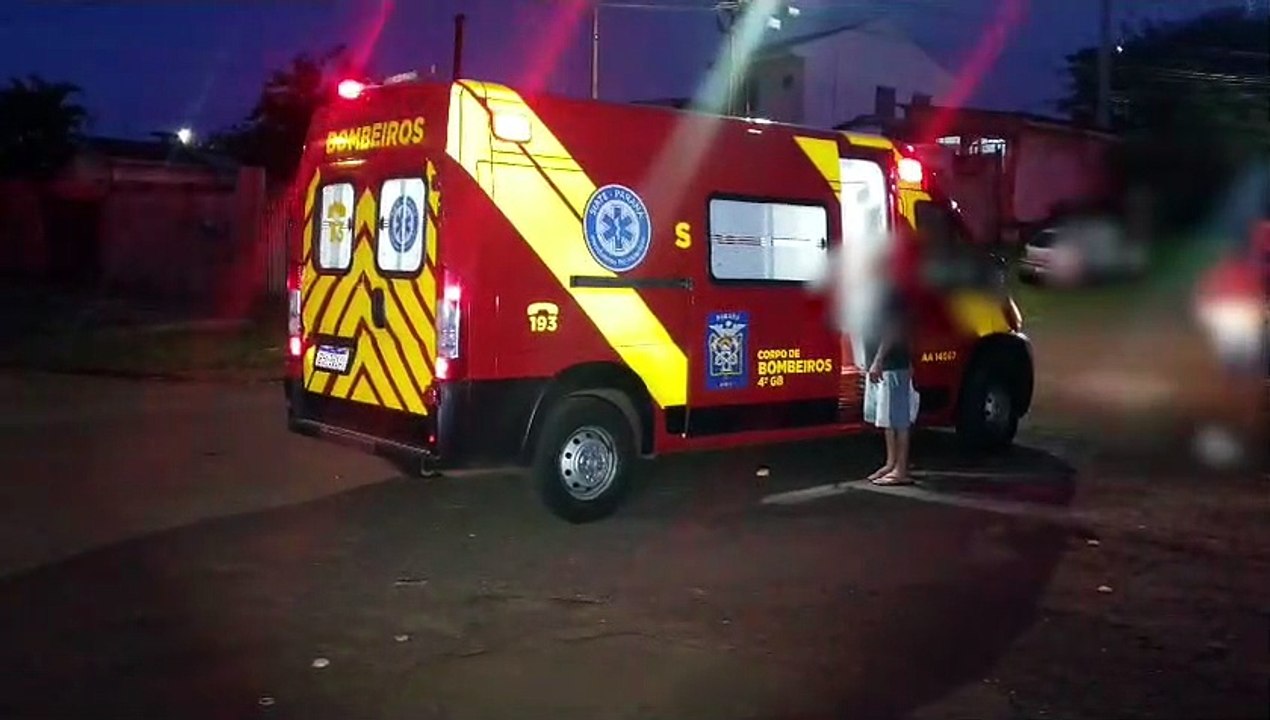 Adolescente fica ferido em acidente na Rua Serra de Santana esquina com Rua Pedra Branca