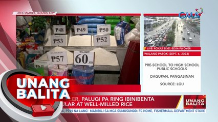 Ilang retailer, palugi pa ring ibinebenta ang regular at well-milled rice | UB