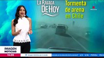 Tormenta de arena provocó accidentes de tránsito en Chile