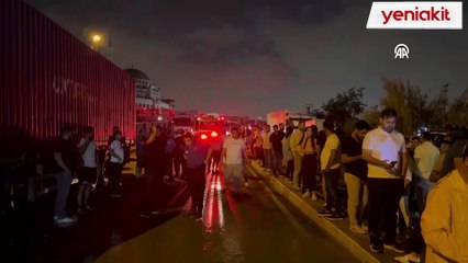 İstanbul'da kafede mahsur kalan 68 kişi kurtarıldı