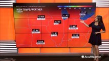 Heat relief sweeping through the Plains