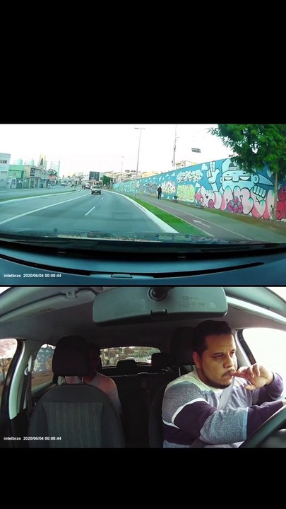 Passing Biker Breaks Mirror