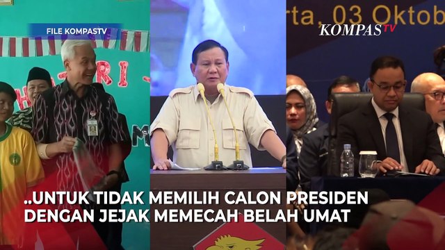 Pesan Menag: Capres Pernah Pecah Belah Umat dan Peralat Agama Jangan Dipilih