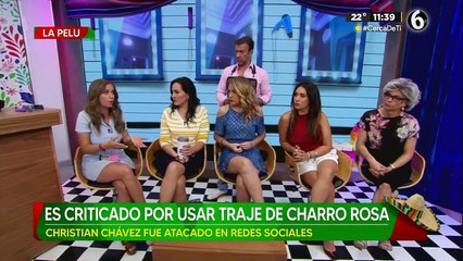 Christian Chávez desata criticas por usar traje de charro