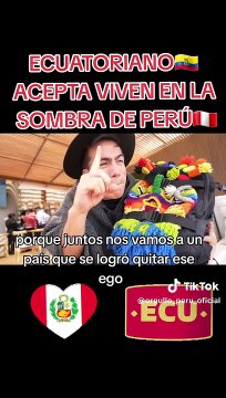 Ecuatoriano siente que su país no es conocido como el Perú.