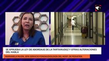 Se aprueba la ley de abordaje de la tartamudez y otras alteraciones del habla