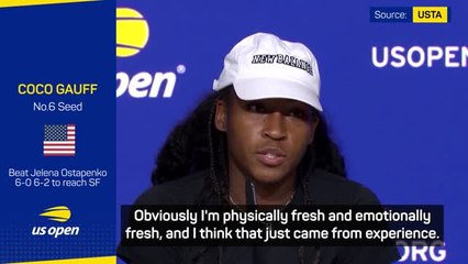 'Emotionally fresh' Gauff into a first US Open semi-final