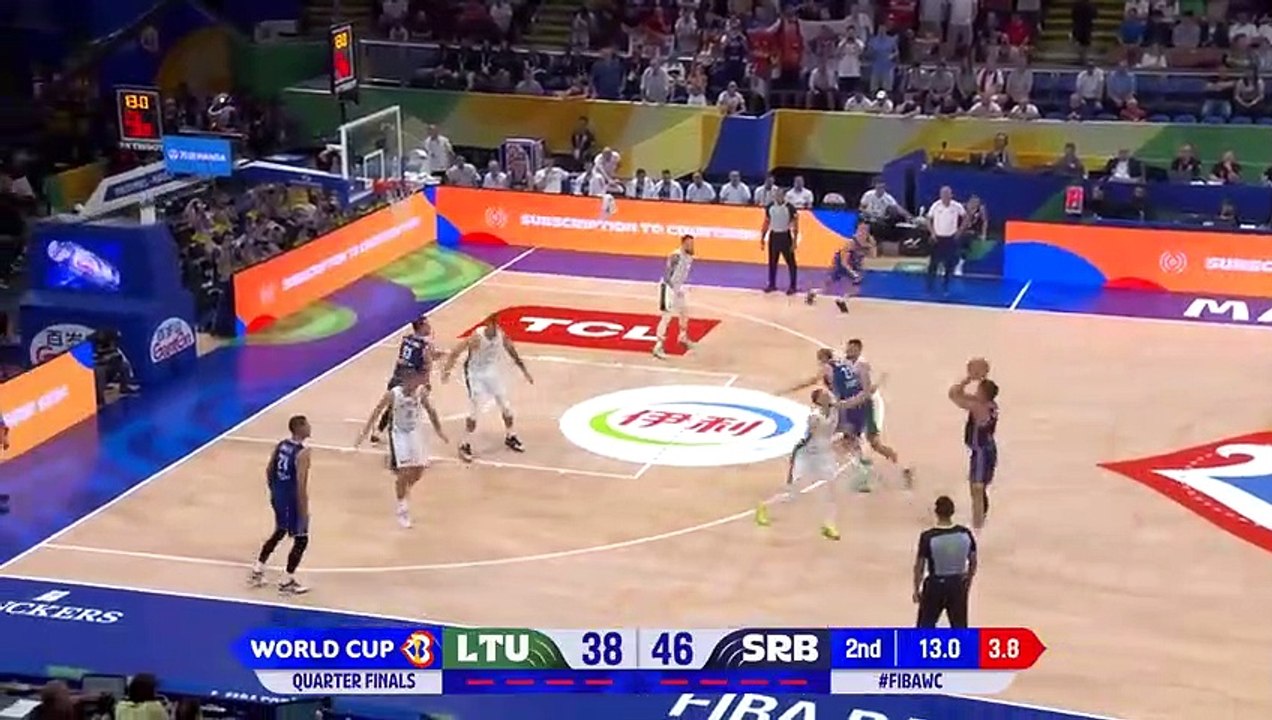 Serbia vs Lithuania Quarter-Finals J9 Highlights FIBAWC - Serbia Leave No Chance to Lithuania, Reach 1 2 Finals