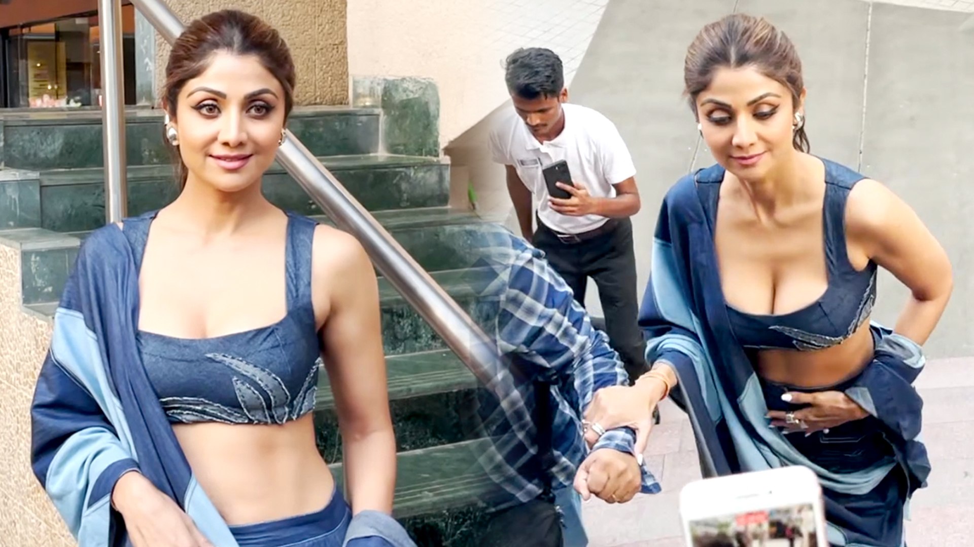 To Promote Sukhee, Shilpa Shetty's Pastel Nauvari Saree Brings In The  Festive Spirit With A Traditional Touch