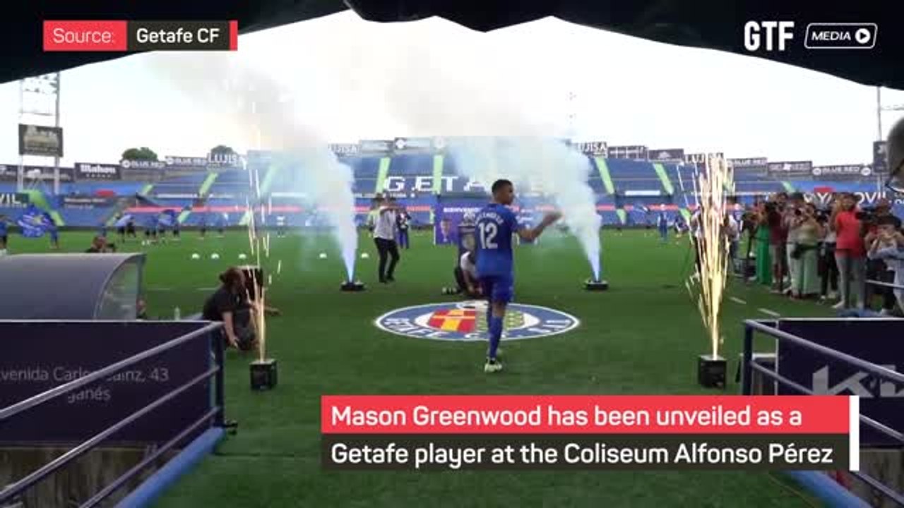 Fans flock as Greenwood presented at Getafe
