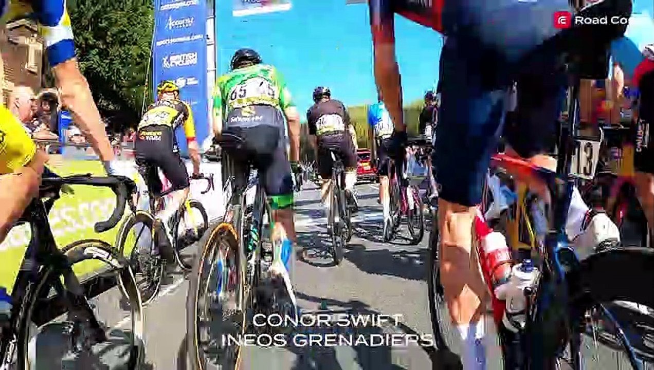 Tour of Britain 2023: Velon x Road Code stage two onboard