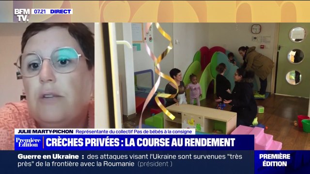 Crèches privées: cette représentante du collectif Pas de bébés à la consigne dénonce un marché