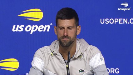 US Open 2023 - Novak Djokovic : “There’s so much stress and pressure that it’s hard to have fun”