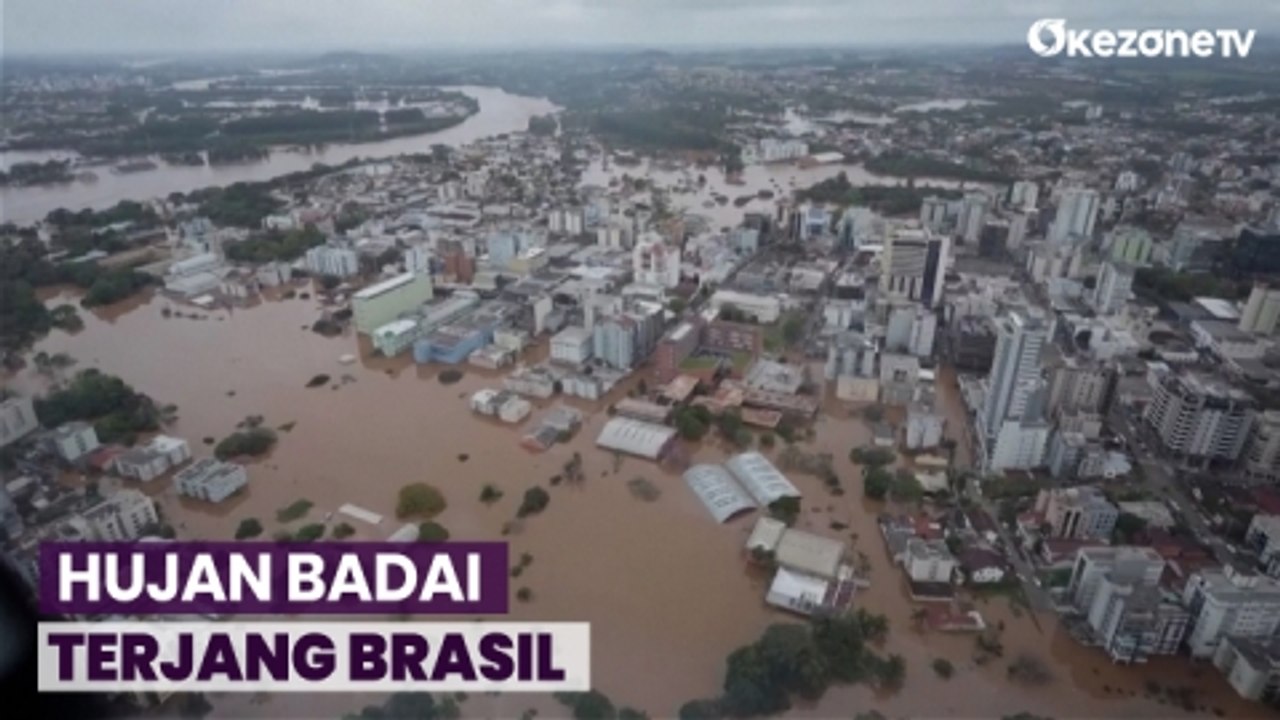 Penampakan Dampak Hujan Badai di Brasil yang Tewaskan 21 Orang