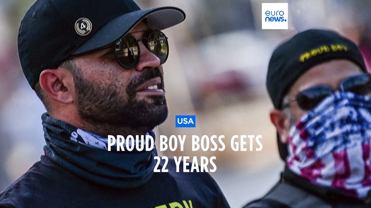 Former Proud Boys leader Enrique Tarrio gets 22 years in prison for 6 January Capitol riots