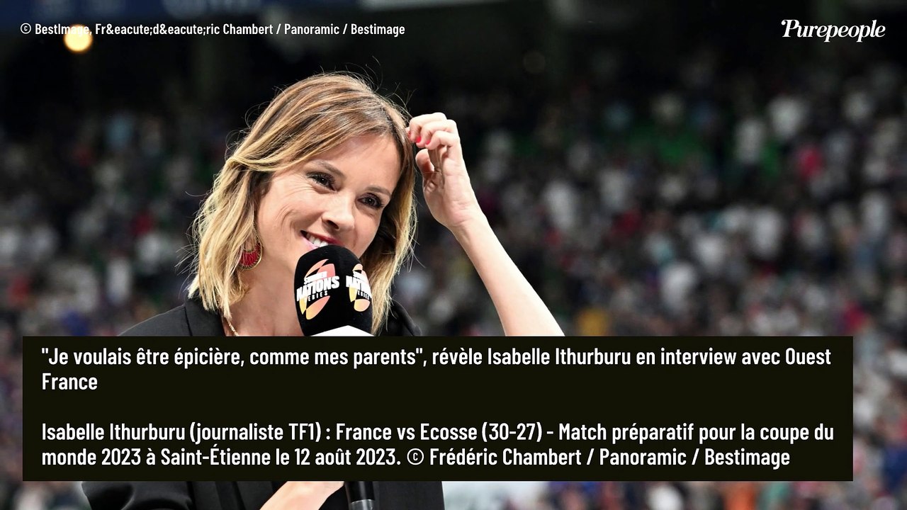 "Je voulais être..." : Isabelle Ithurburu dévoile sa surprenante vocation avant de se lancer dans le journalisme