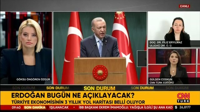 Türkiye ekonomisinin 3 yıllık yol haritası belli oluyor: Erdoğan bugün ne açıklayacak?