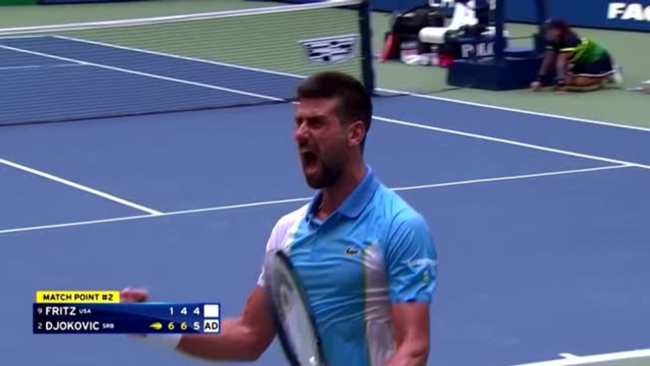 Highlights: Djokovic stürmt ins Halbfinale