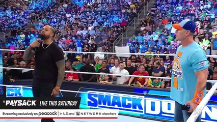John Cena criticizes Jimmy Uso after turmoil with The Bloodline_ SmackDown highlights, Sept. 1, 2023