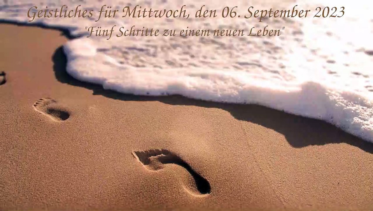 Geistliches für Mittwoch, den 06. September 2023