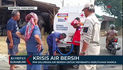 PMI Salurkan Air Bersih Untuk Membantu Kebutuhan Warga