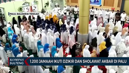 1.200 Jamaah Ikuti Dzikir dan Sholawat Akbar di Palu
