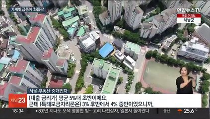 꿈틀대는 금리·급증한 가계대출…정책금융도 속도 조절