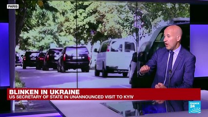 Blinken in Ukraine: 'Symbolic visit comes at a crucial time'
