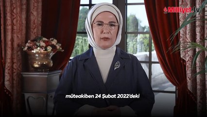 Emine Erdoğan'dan Ukrayna paylaşımı: 1196 çocuğumuzu Türkiye'ye getirdik
