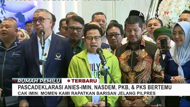 NasDem, PKB, dan PKS Pertemuan Koalisi Perdana Usai Deklarasi Anies-Cak Imin! Bahas Apa?