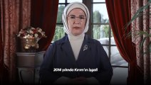 Emine Erdoğan'dan Ukrayna mesajı: Bir an önce barışın galip gelmesini diliyorum