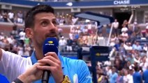 Djokovic sings famous Beastie Boys song to crowd after US Open victory