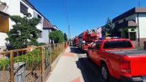 Pożar na ulicy Reja w Lesznie