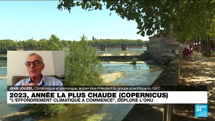 Climat : "Ce que nous vivons aujourd'hui, c'est ce que nous anticipons depuis 40 ans", selon Jean Jouzel